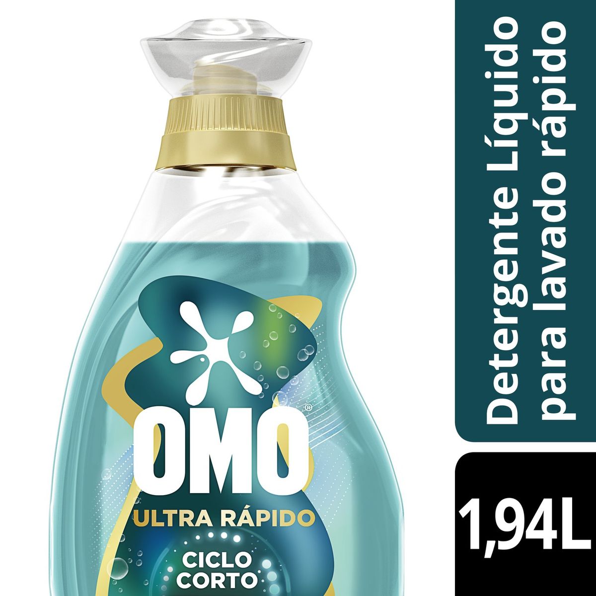 OMO - Detergente Líquido Speed Ciclo Corto Omo 1.94 lt