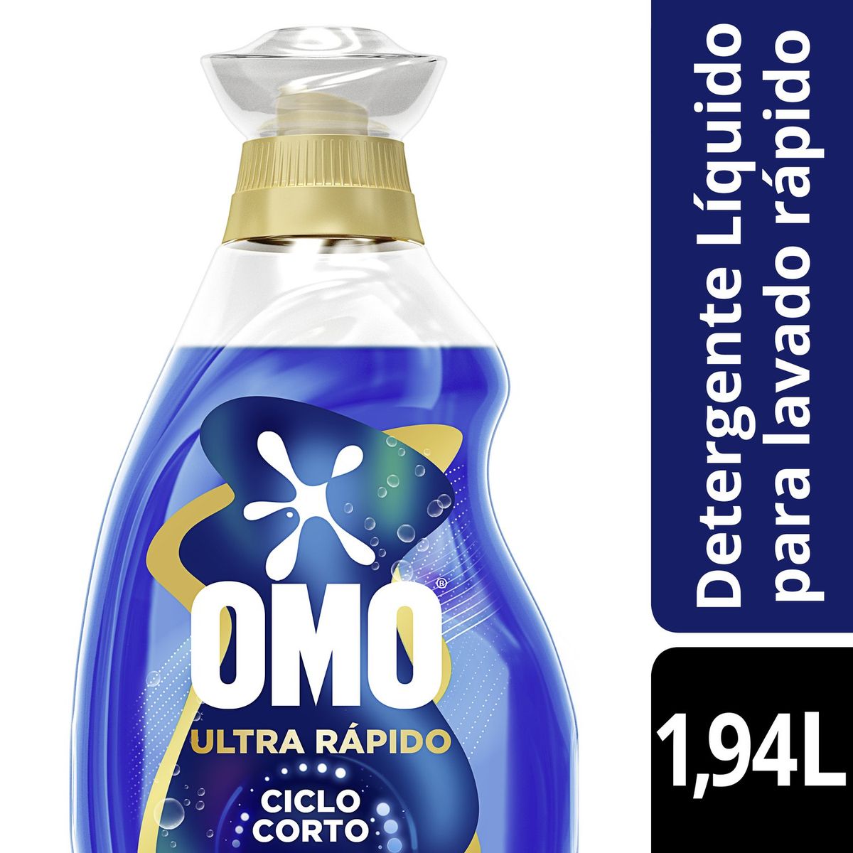 OMO - Detergente Líquido Odour Ciclo Corto Omo 1.94 lt