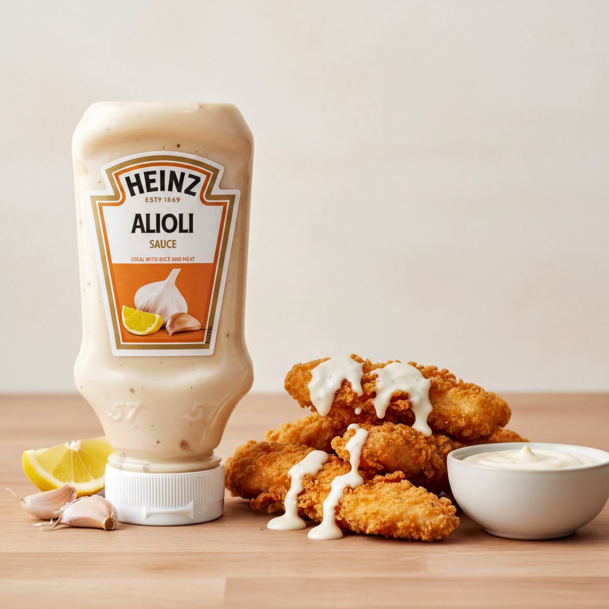 HEINZ - Salsa Alioli Heinz 215 g