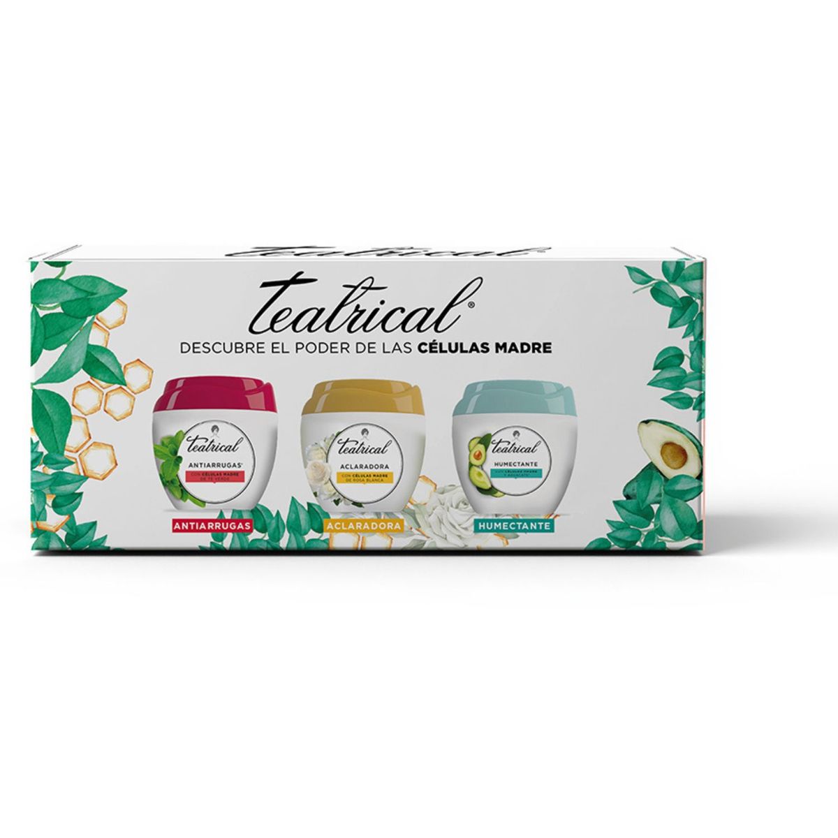 TEATRICAL - Estuche Crema Facial Células Madre Teatrical 3 un