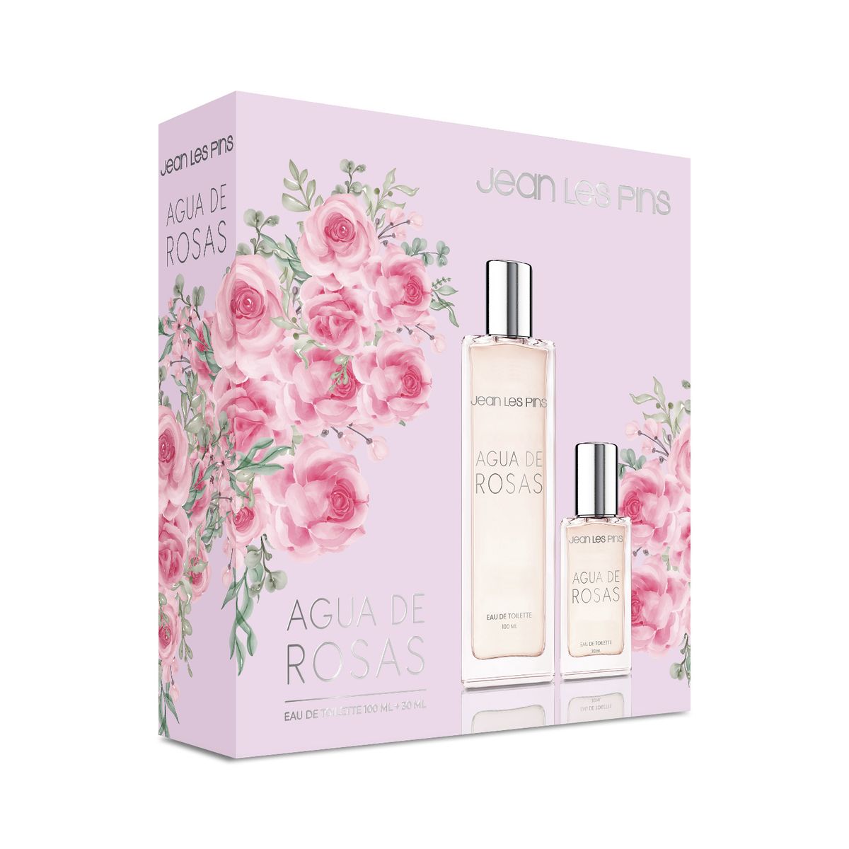 JEAN LES PINS - Estuche Frangancias Agua de Rosas Jean Les Pins 100 ml + 30 ml