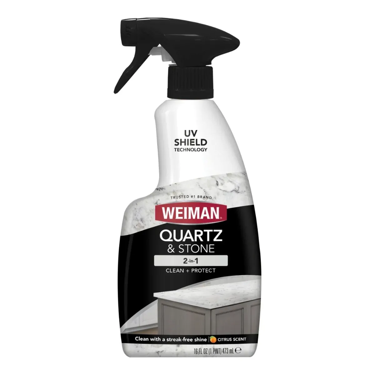 WEIMAN - Limpiador y Abrillantador en Spray para Cuarzo Cítrico Weiman 473 ml