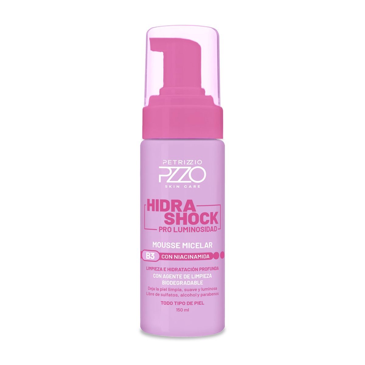 PETRIZZIO - Mousse Limpieza Micelar Hidrashock Petrizzio 150 ml