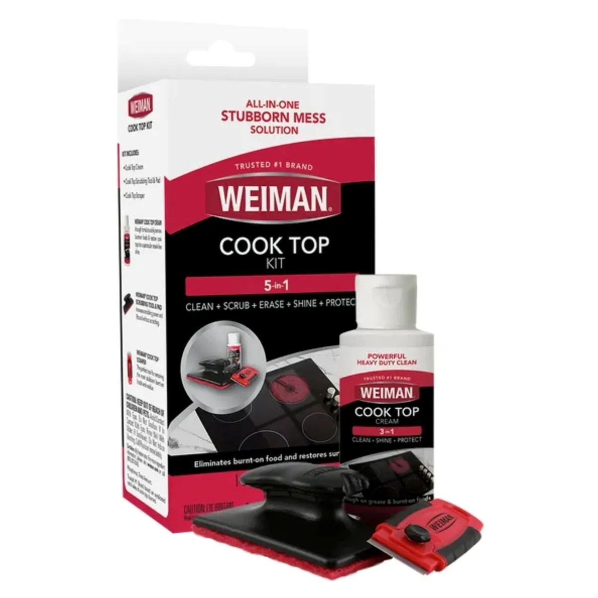 WEIMAN - Pack de Limpieza para Vitrocerámica Weiman 1 un