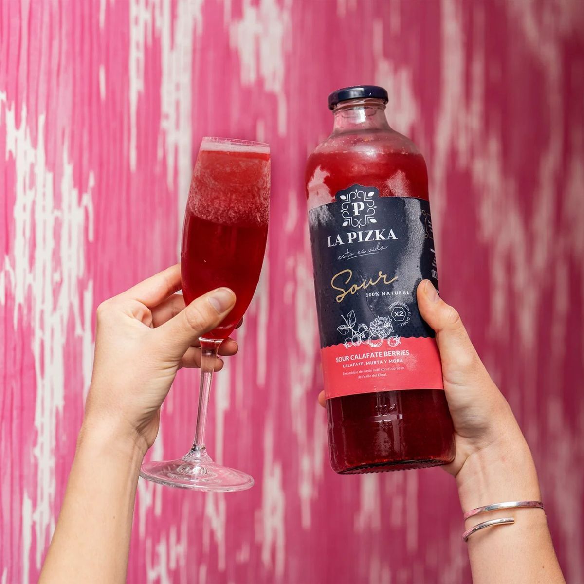 LA PIZKA - Cóctel Sour Calafate Berries La Pizka Congelado 21° 475 ml
