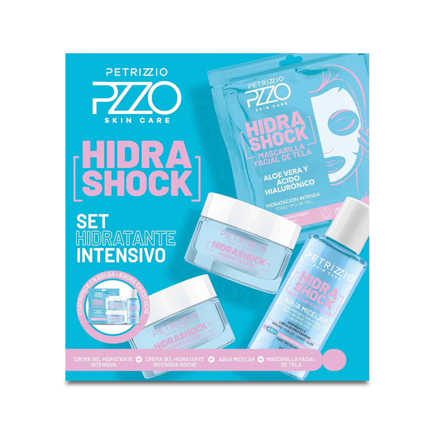 VECUA HOLY PLEASURE LOTION 80ml 5本セット Estuche Set Hidratante Hidrashock Petrizzio 4 un | Tottus Chile
