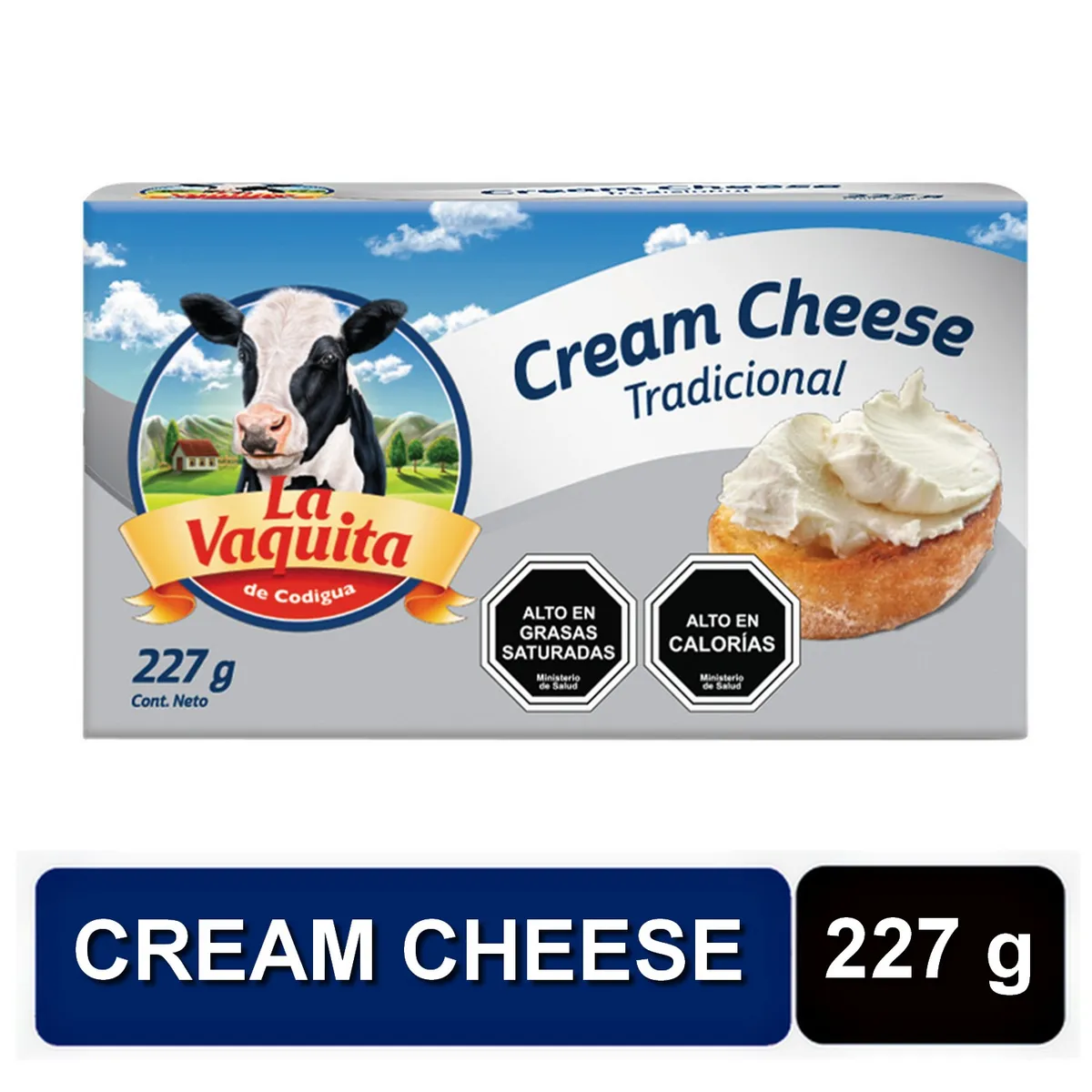 LA VAQUITA - Queso Crema Tradicional La Vaquita 227 gr