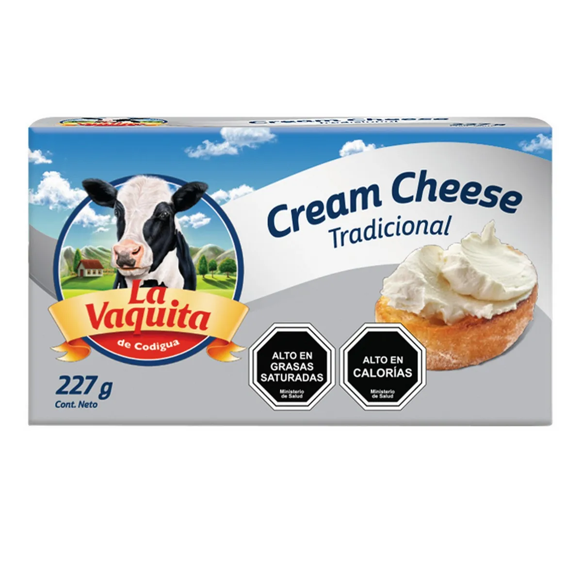 LA VAQUITA - Queso Crema Tradicional La Vaquita 227 gr