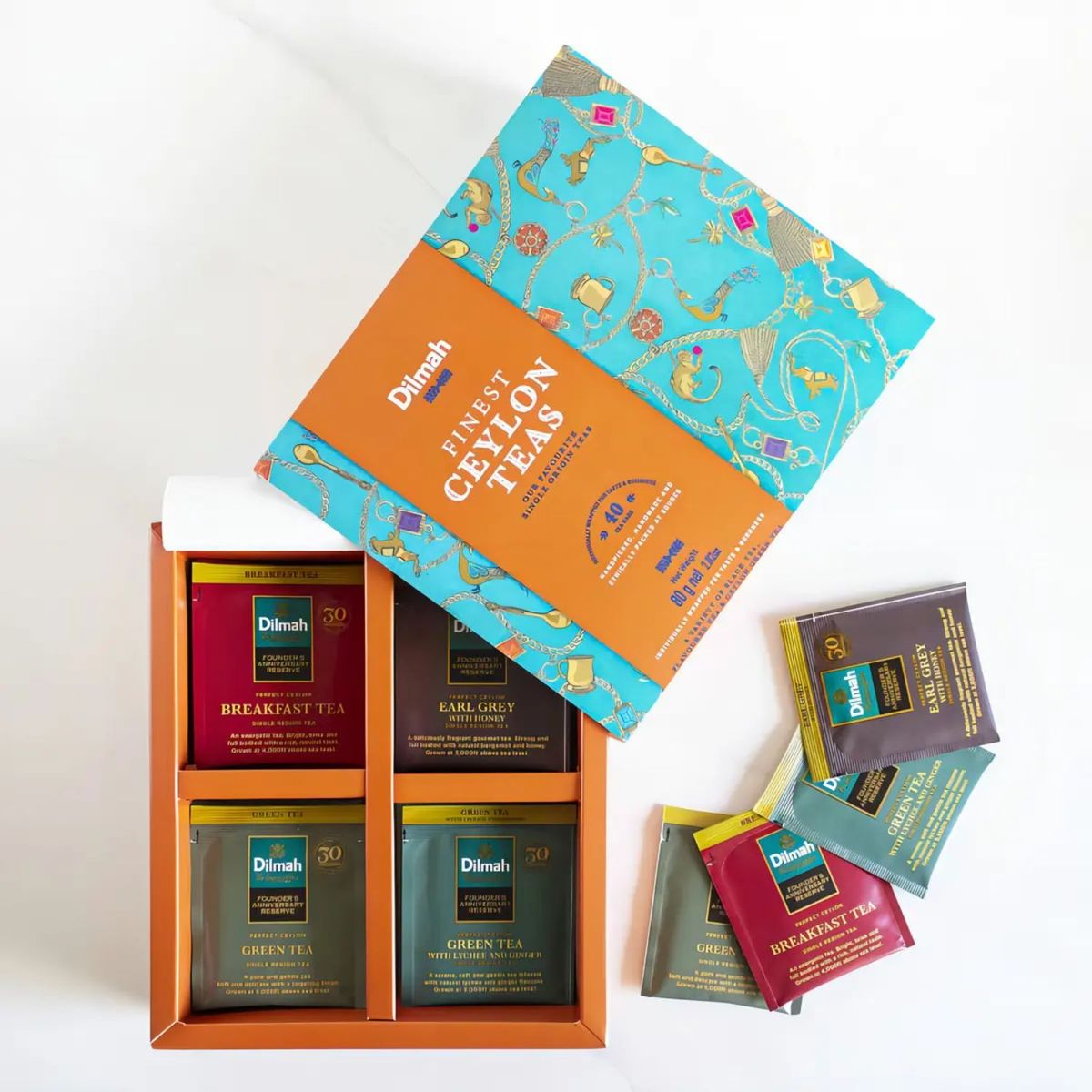 DILMAH - Pack Té Dilmah Gift Finest 40 Un