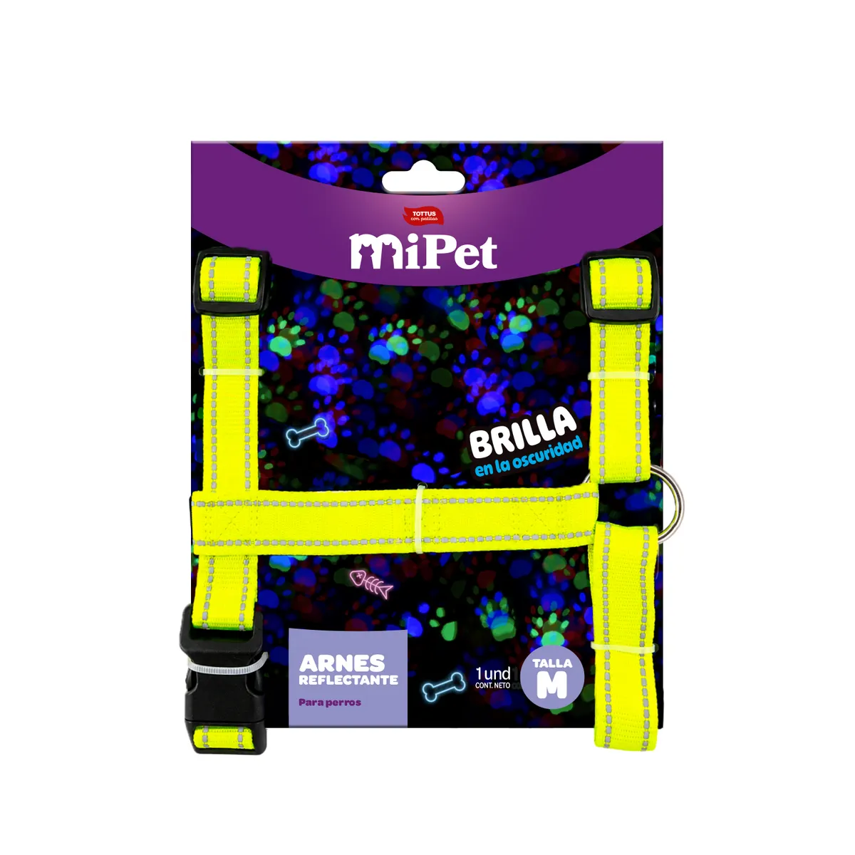 MIPET - Arnes Reflectante para Perros Mipet Talla M