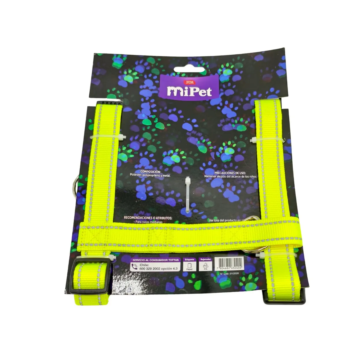MIPET - Arnes Reflectante para Perros Mipet Talla M