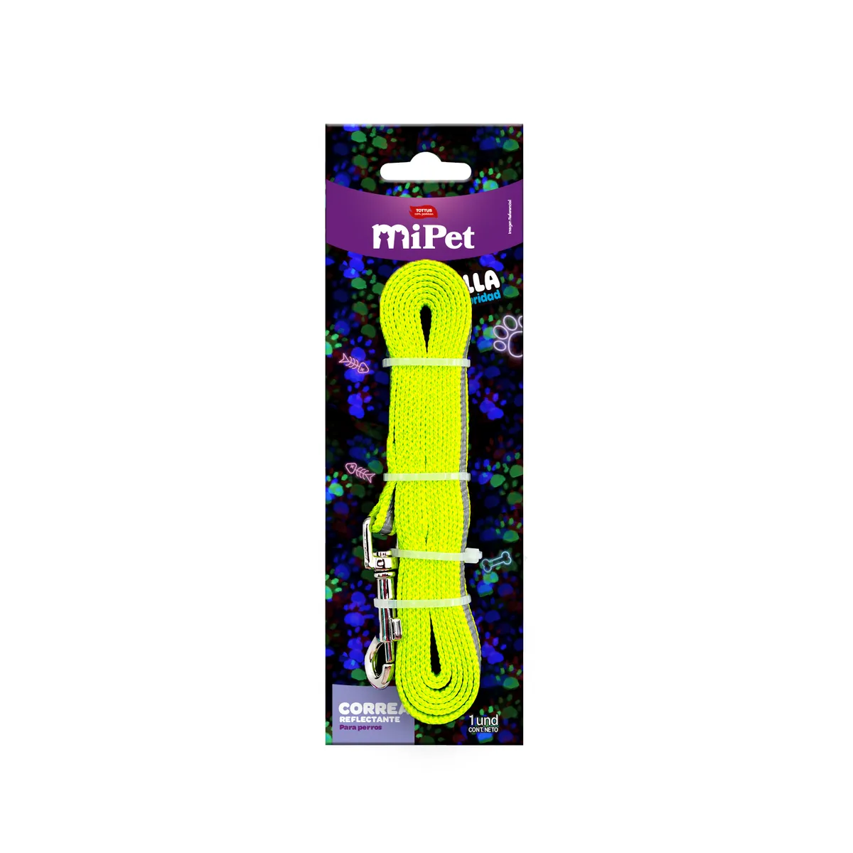 MIPET - Correa Reflectante para Perros Mipet