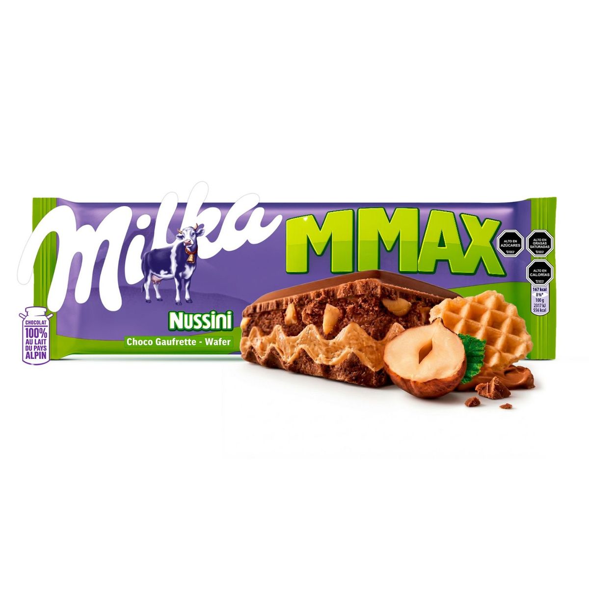 MILKA - Chocolate en Barra Nussini Wafer Milka 270 g