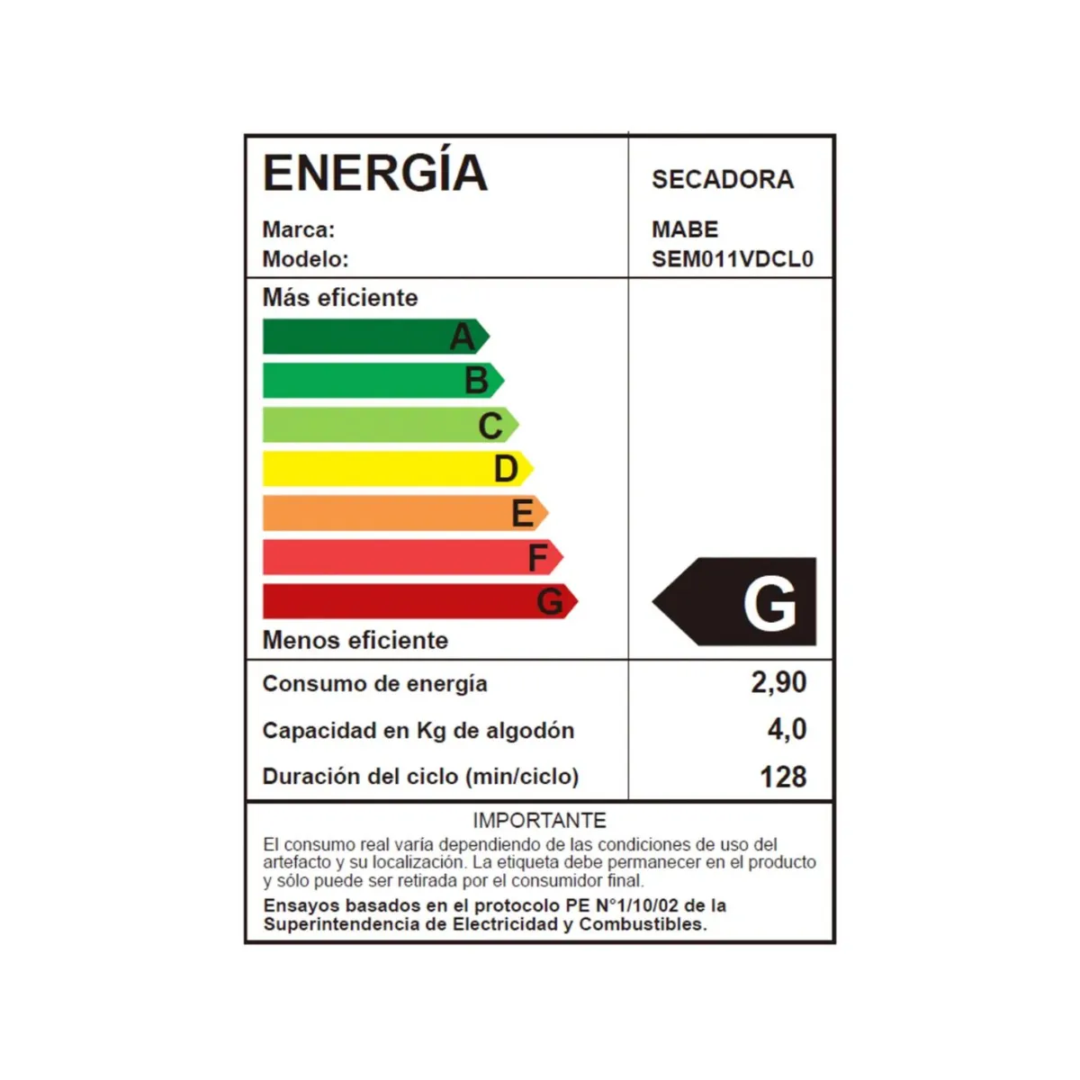 MABE - Secadora Electrica Diamond Grey 11Kg Mabe
