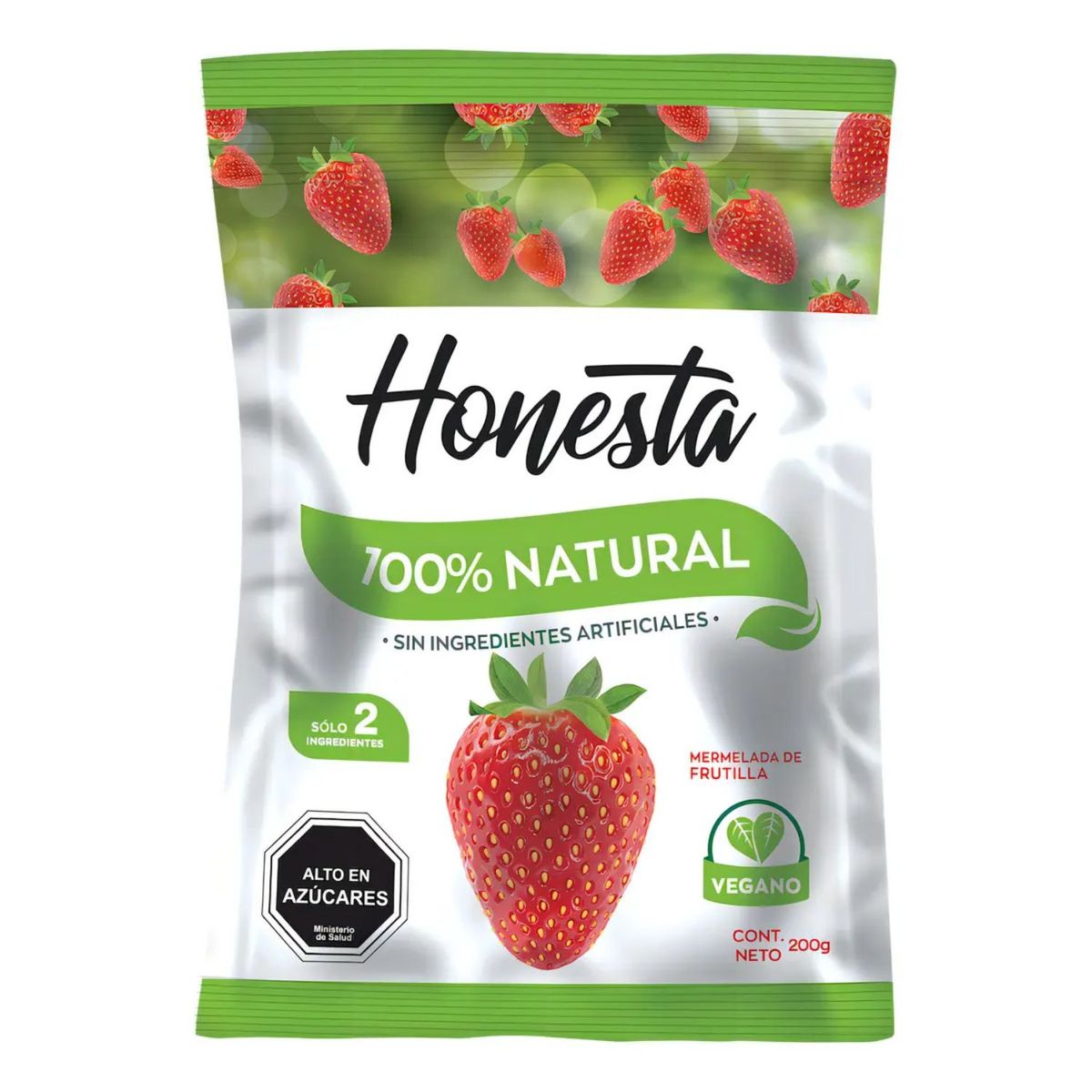 HONESTA - Mermelada de Frutilla Honesta 200 g