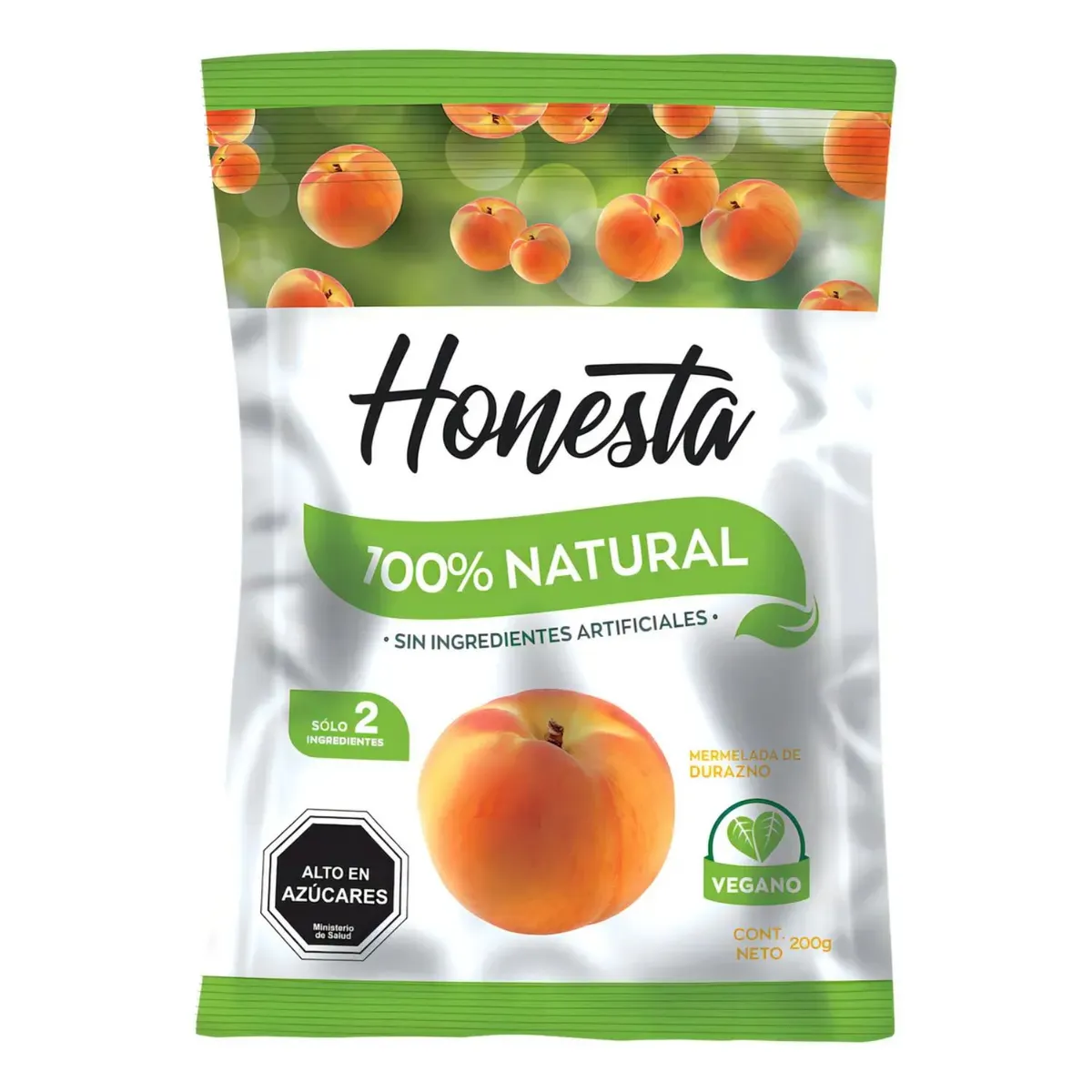 HONESTA - MERMELADA DURAZNO HONESTA 200 G