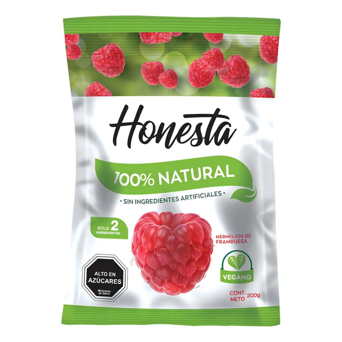 HONESTA - Mermelada de Frambuesa Honesta 200 g