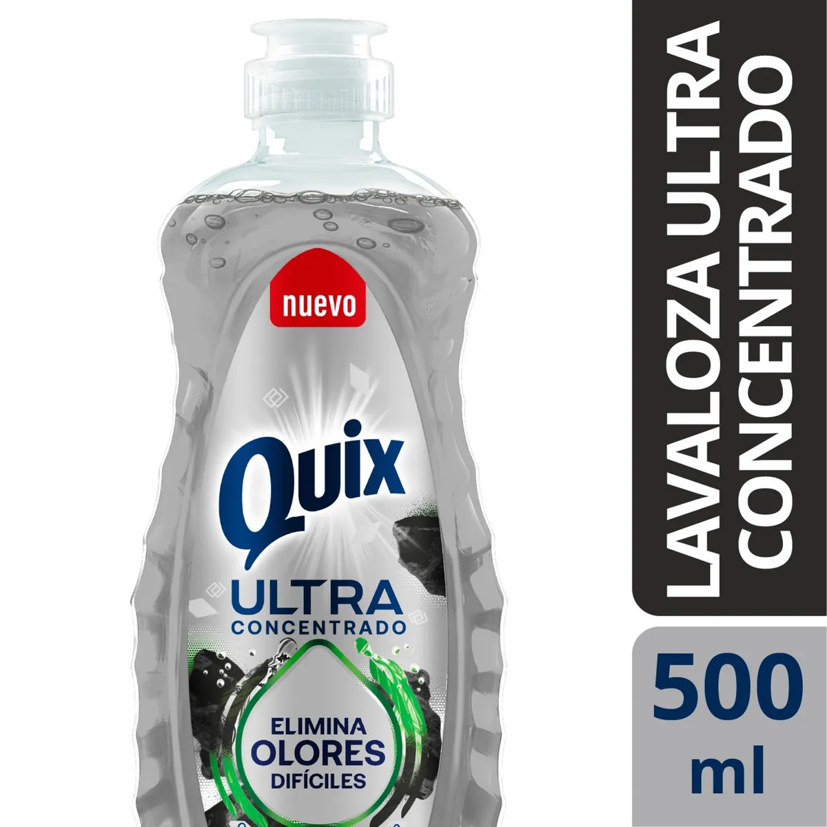QUIX - Lavaloza Ultra Concentrado Carbón Activado Quix 500 ml