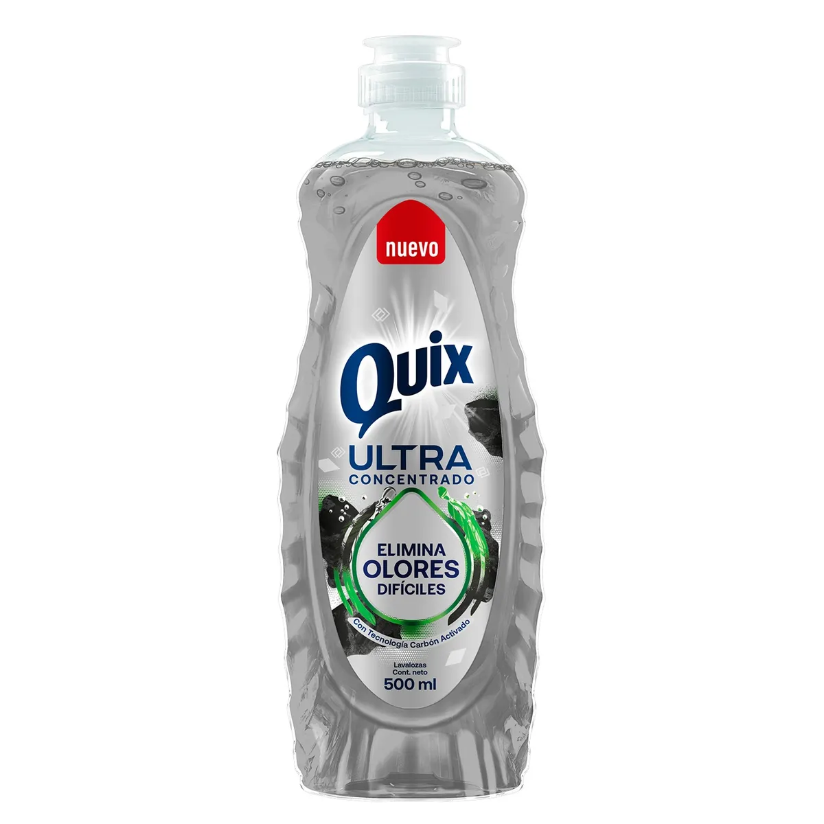 QUIX - Lavaloza Ultra Concentrado Carbón Activado Quix 500 ml