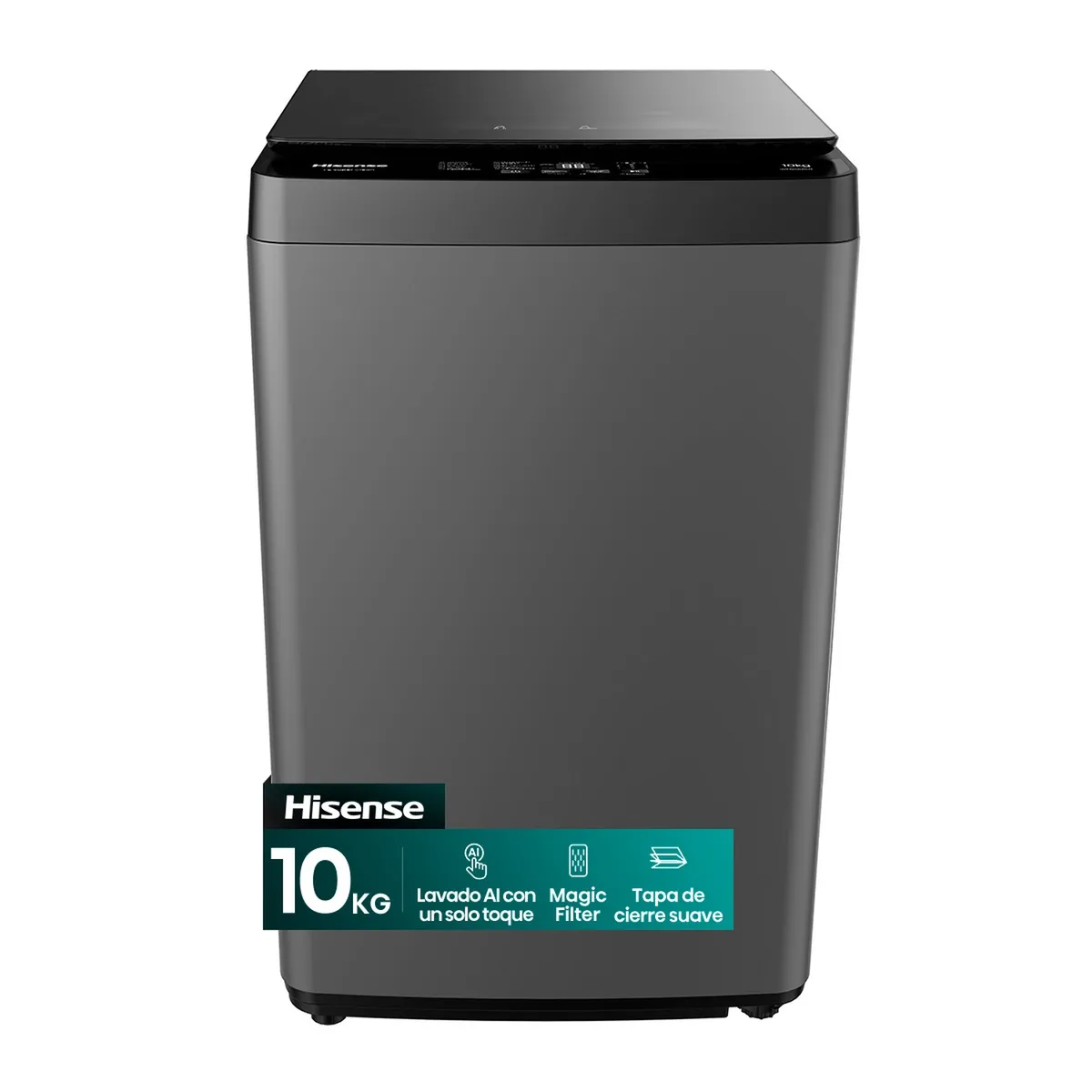 HISENSE - Lavadora Carga Superior 10 Kg WT3K1031UT Hisense