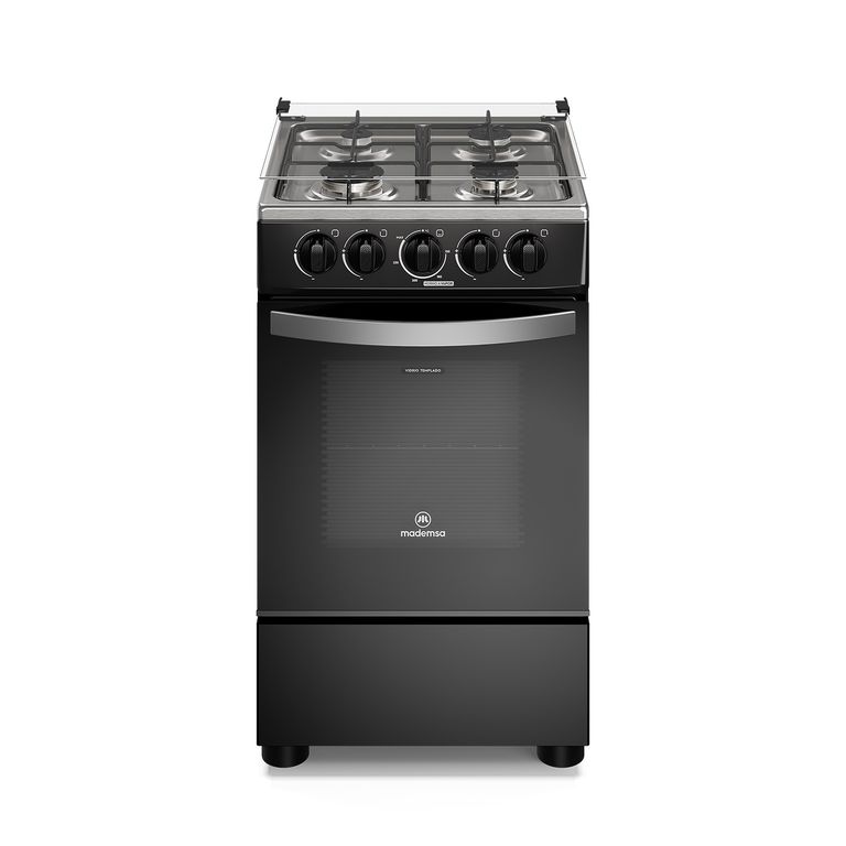 MADEMSA Cocina Gas 4 Platos L Fm4Lp Negra