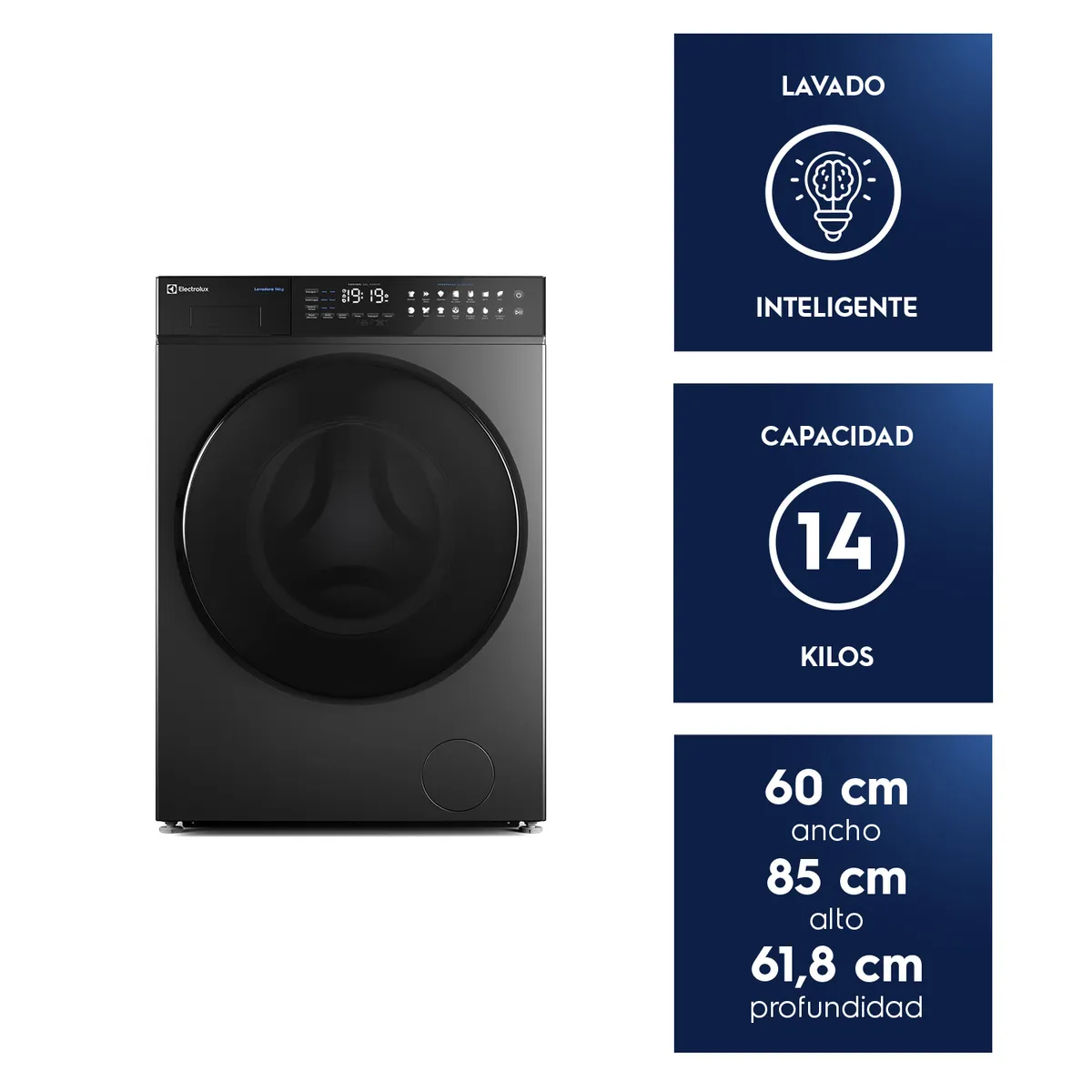 ELECTROLUX - Lavadora Carga Frontal 14Kg Eflwm12O Onix Electrolux