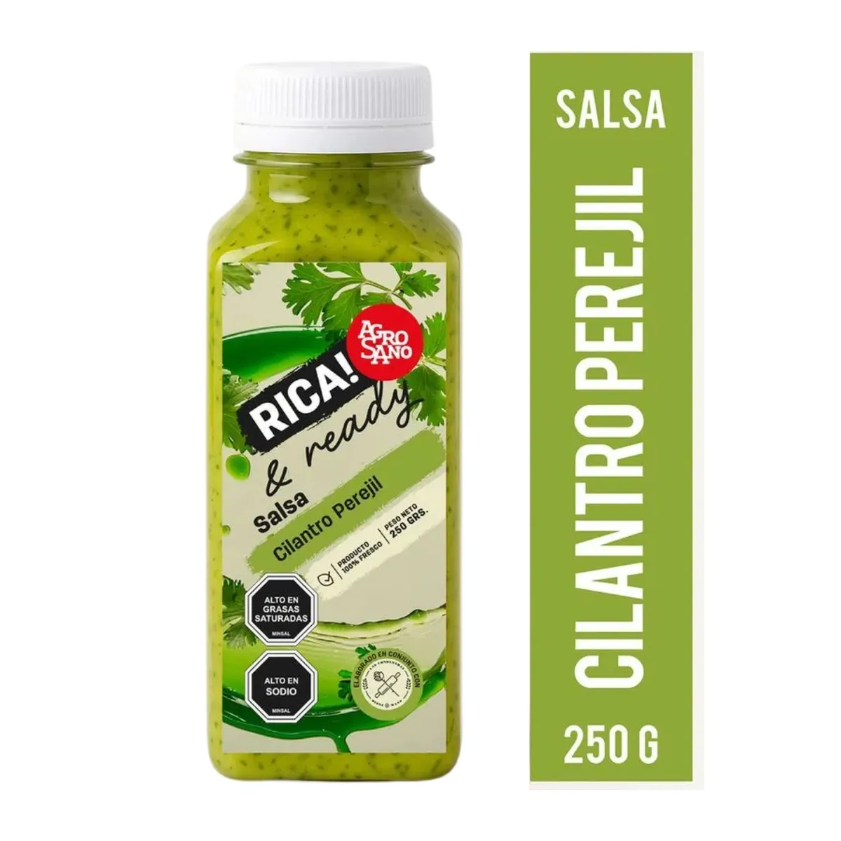 AGROSANO - Salsa de Cilantro y Perejil Agrosano 250 ml