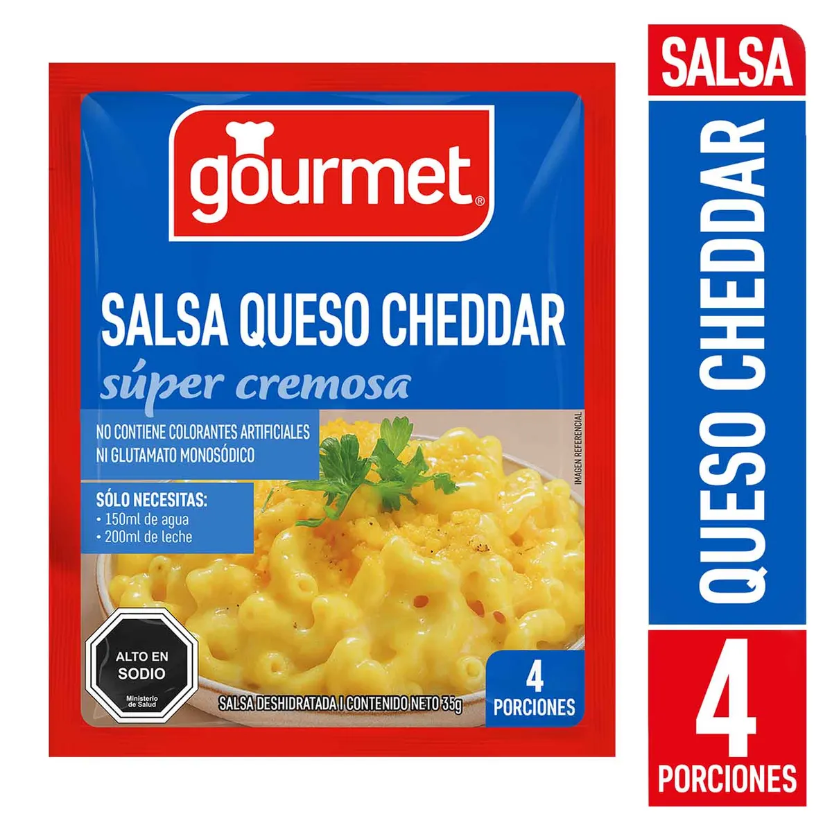 GOURMET - Salsa de Queso Cheddar Gourmet 35 g