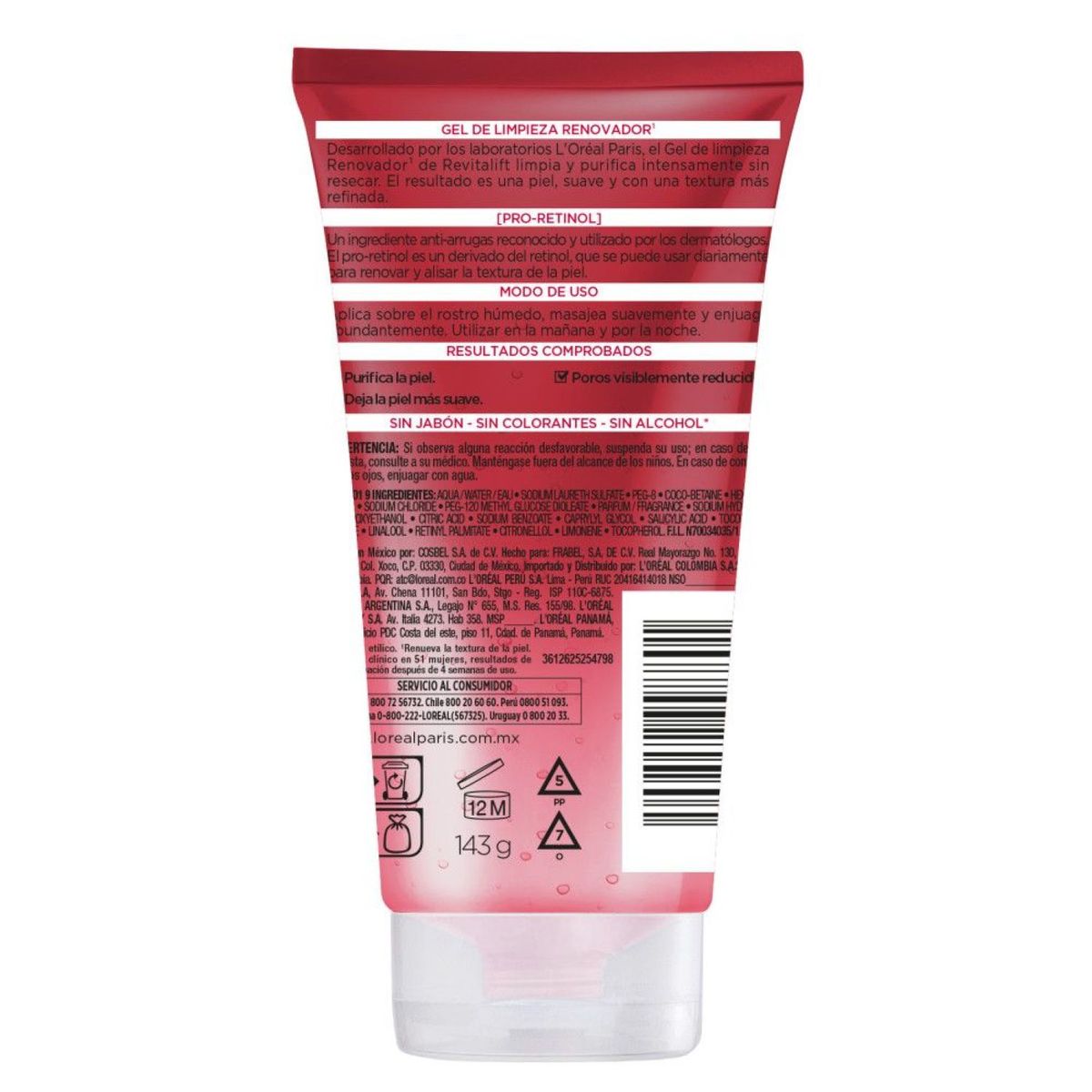 LOREAL - GEL LIMPIEZA LASER 150ML