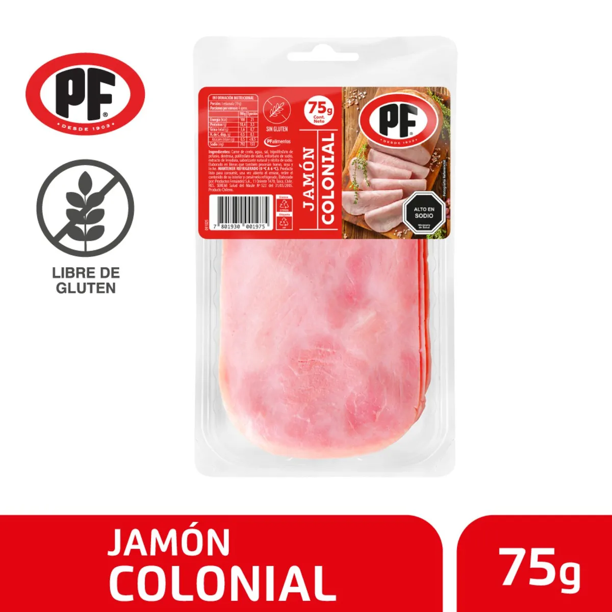 PF - Jamón Colonial PF 75 gr