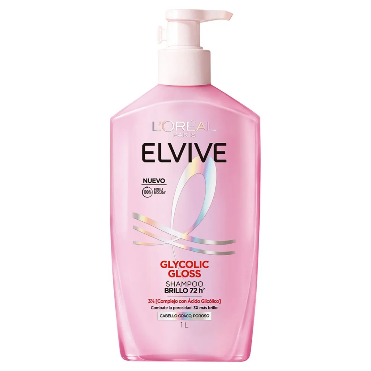 ELVIVE - Shampoo Glycolic Gloss Brillo Elvive 1 lt