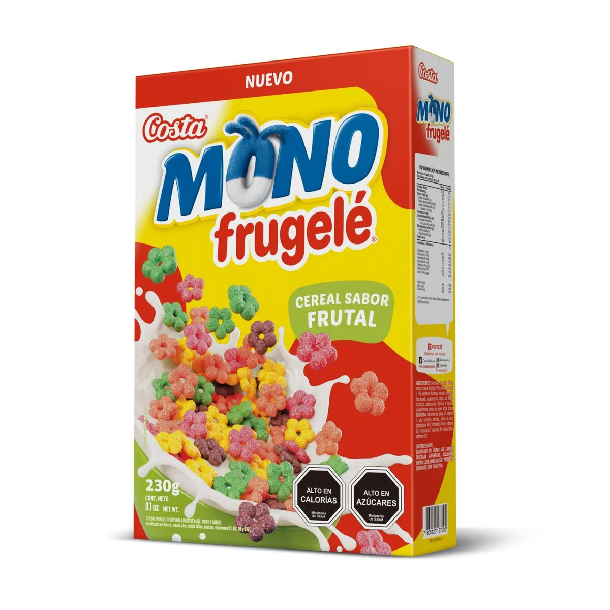 COSTA - Cereal Mono Frugelé Sabor Frutal Costa 230 g