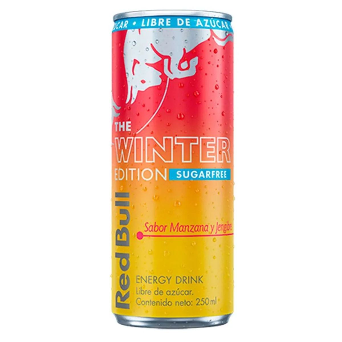 RED BULL - Bebida Energética Red Bull Sabor Manzana y Jengibre Sin Azúcar Lata 250 ml