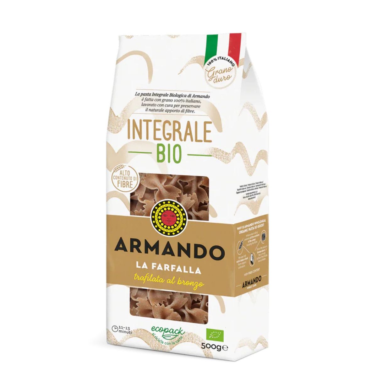 ARMANDO - Pasta Farfalla Integral Armando 400 g