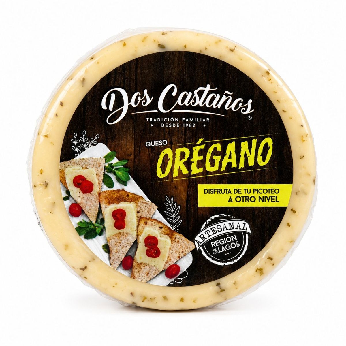 DOS CASTAÑOS - Queso Orégano Trozo Dos Castaños 150 gr