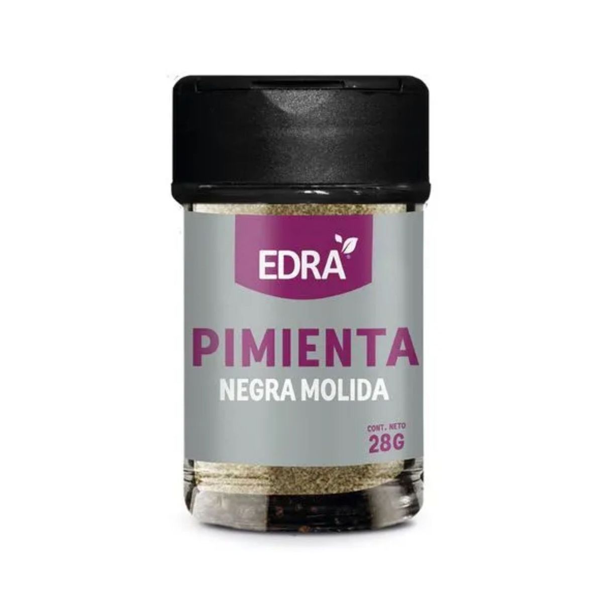 EDRA - Pimienta Negra Molida Frasco Edra 28 gr