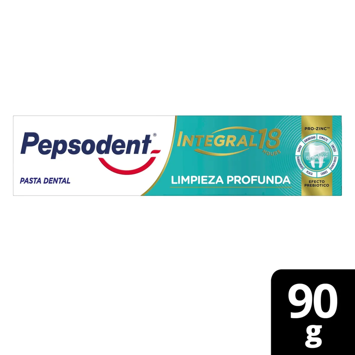 PEPSODENT - Pasta de Dientes Limpieza Profunda Integral 18 Pepsodent 90 gr