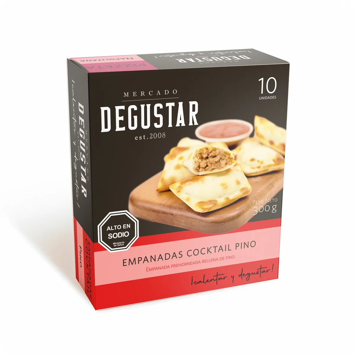 DEGUSTAR - Empanadas Cóctel Pino Degustar 10 un