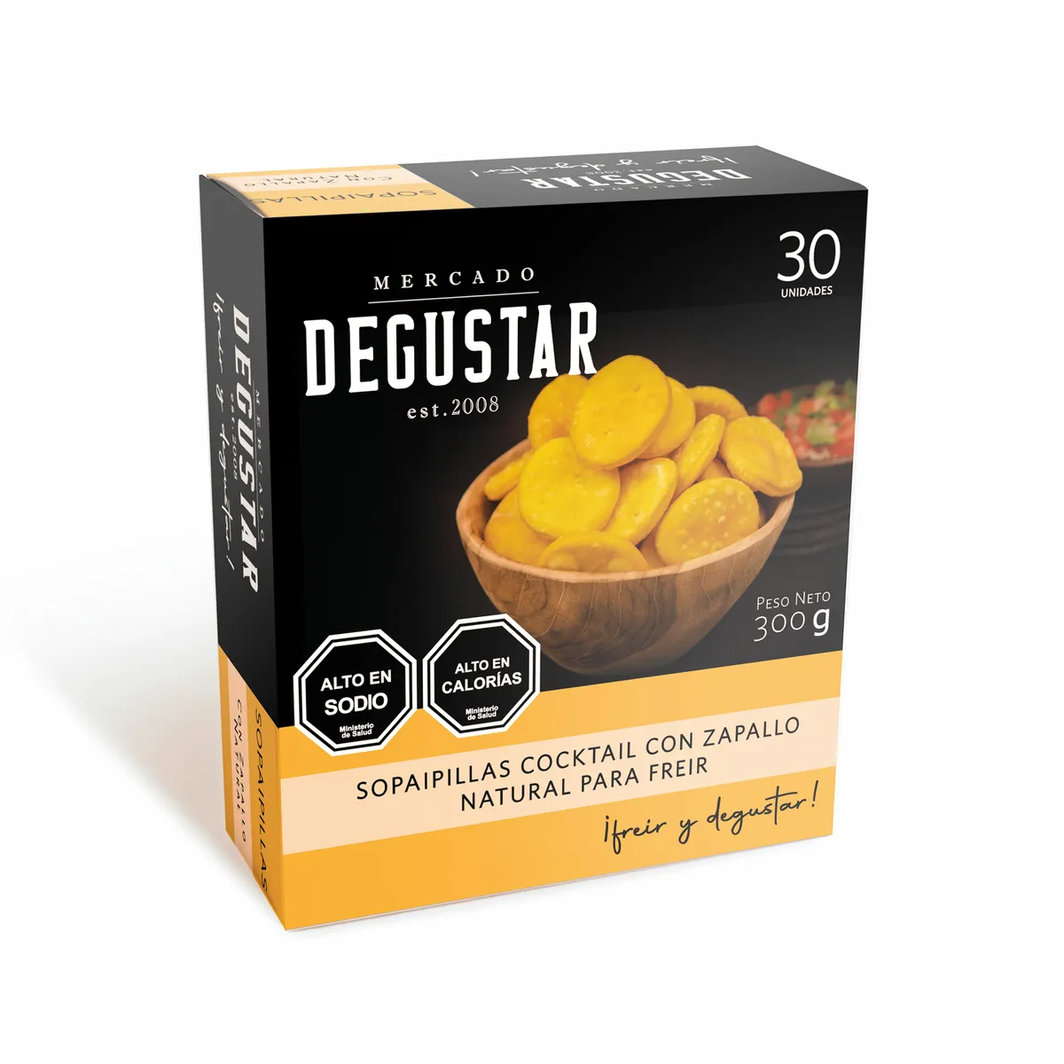 DEGUSTAR - Sopaipillas Cóctel Degustar 30 un