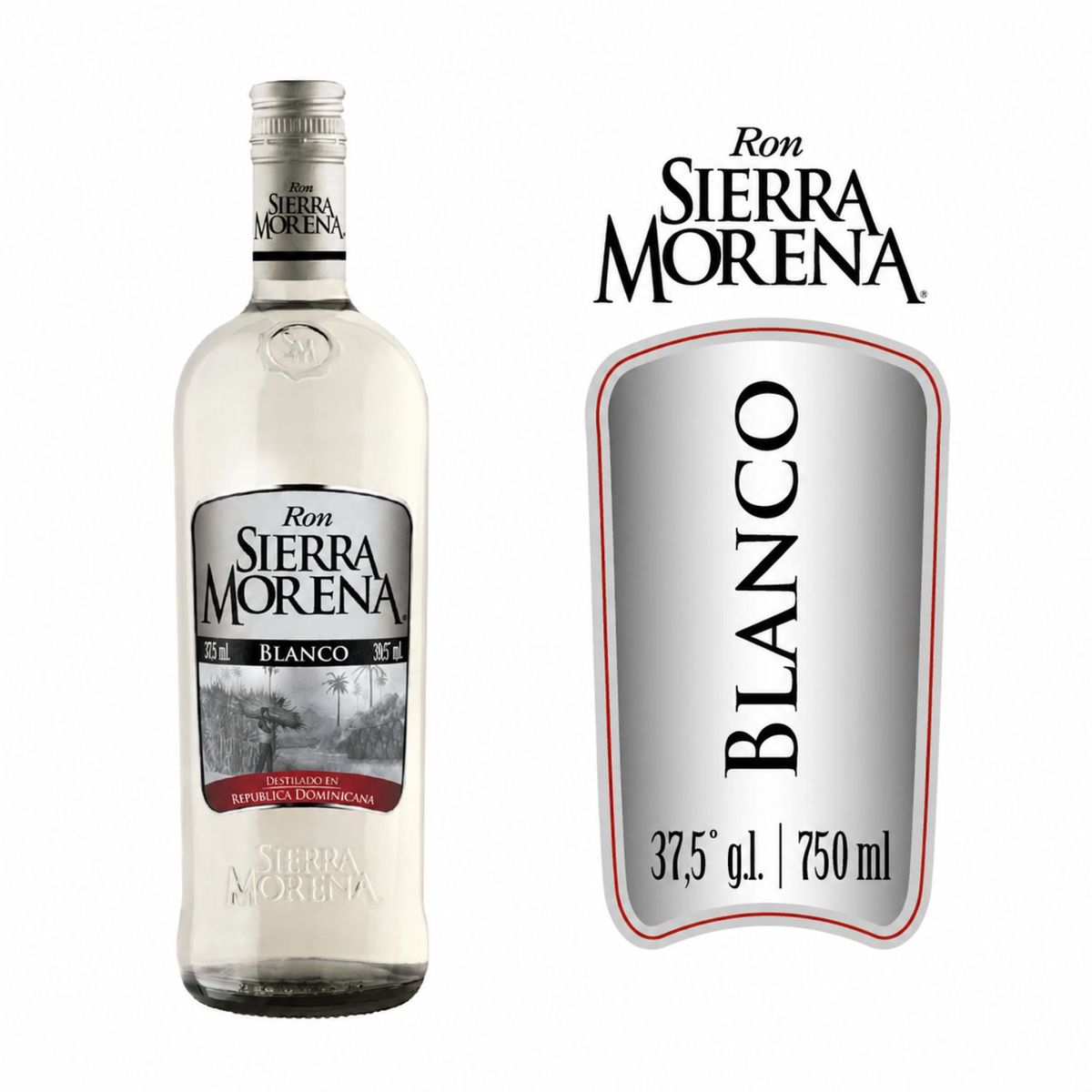 SIERRA MORENA - Ron Blanco Sierra Morena 37.5° 750 ml