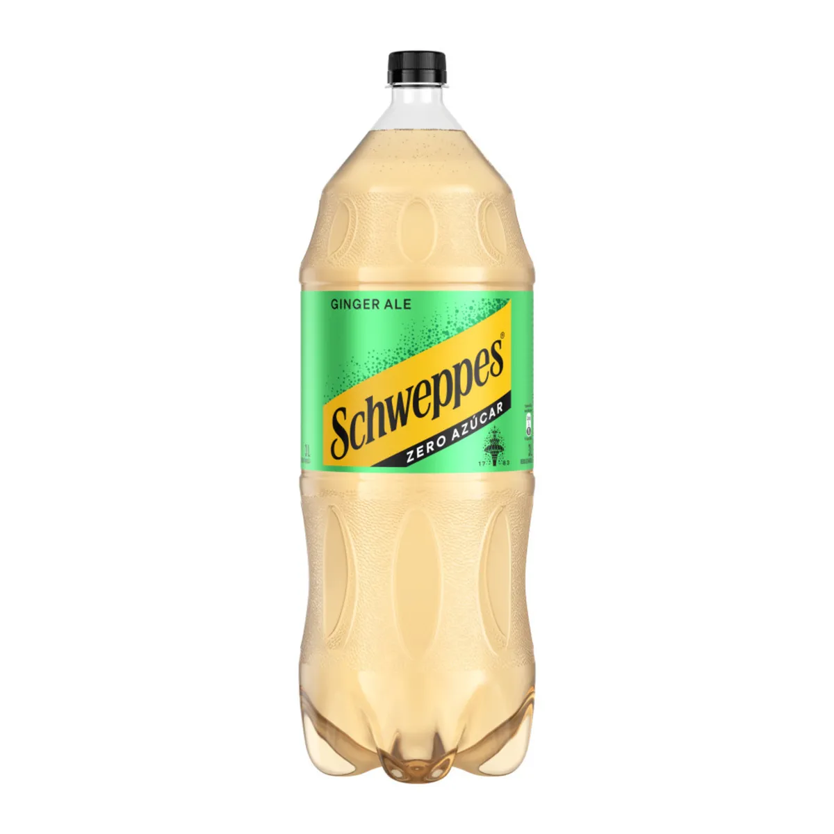 SCHWEPPES - Bebida Ginger Ale Zero Schweppes Desechable 3 L