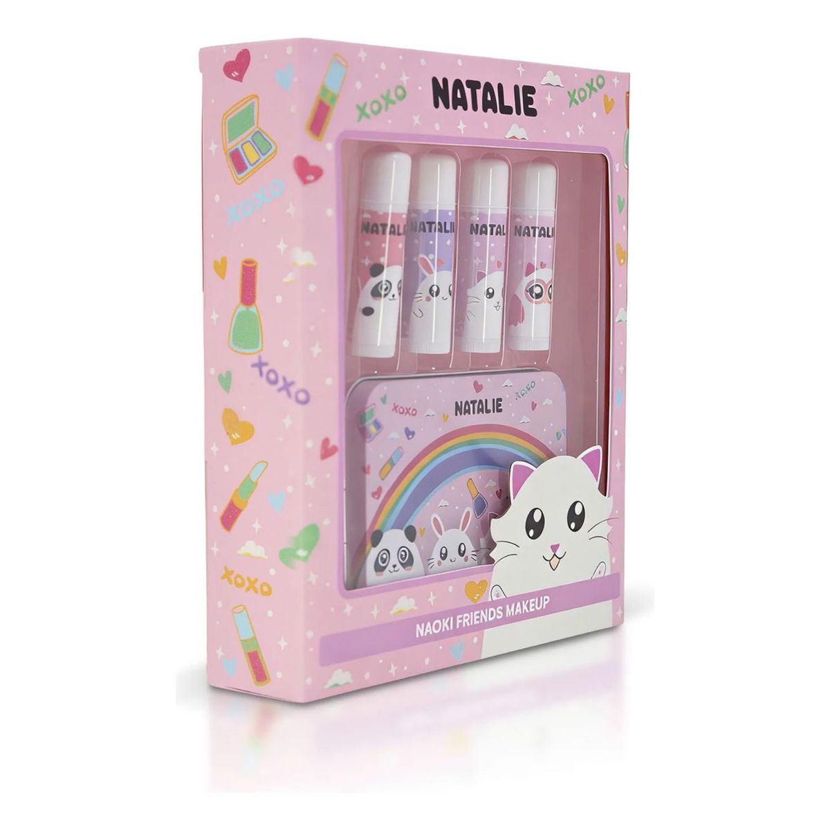 NATALIE - Estuche Bálsamos Labiales Naoki Friends Natalie 4 un