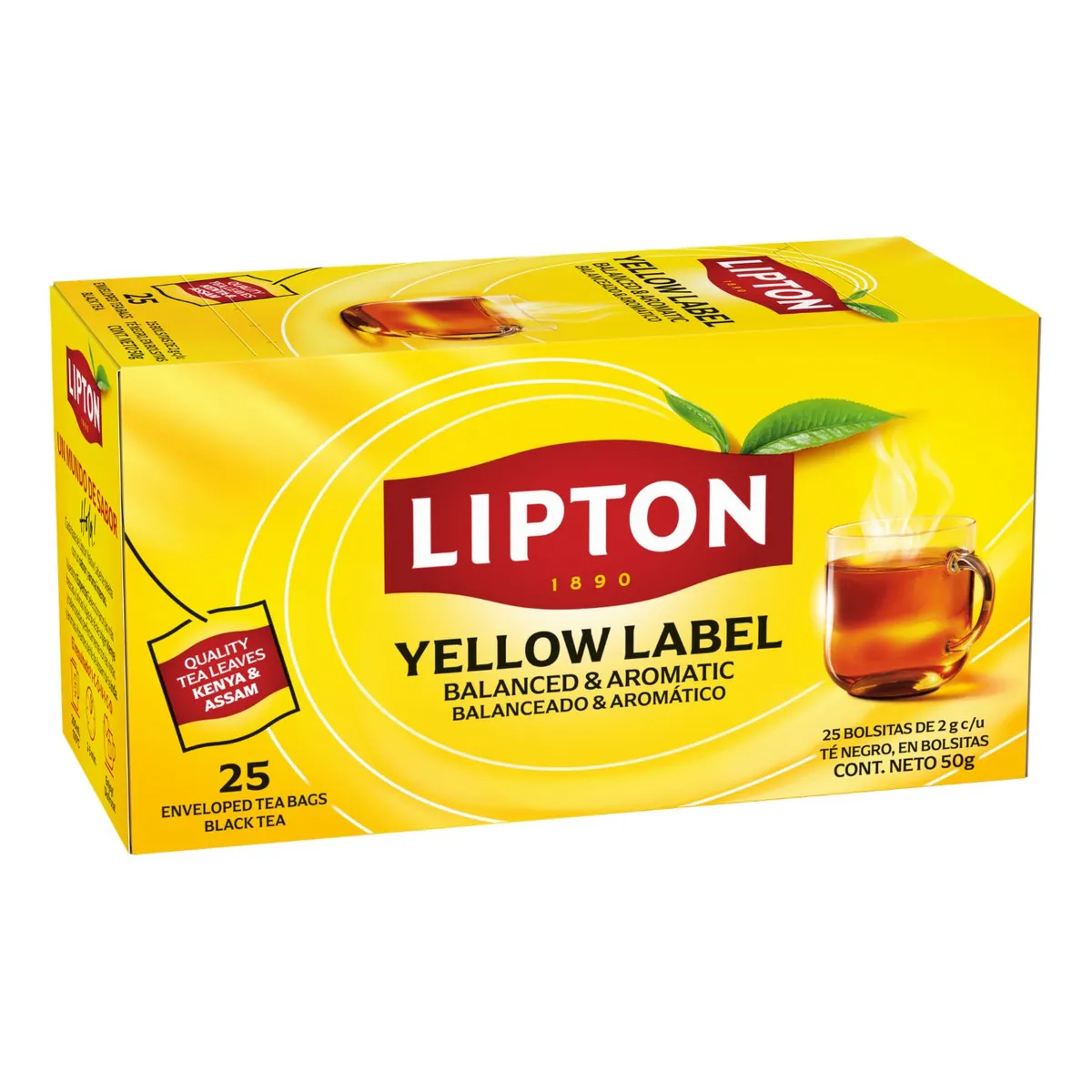 LIPTON - Té Negro Yellow Label Lipton 25 Un