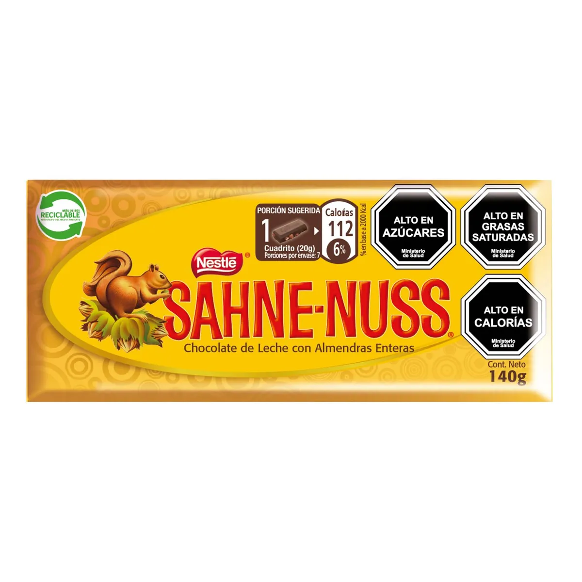 SAHNE NUSS - CHOCOLATE SAHNE NUSS 140 G
