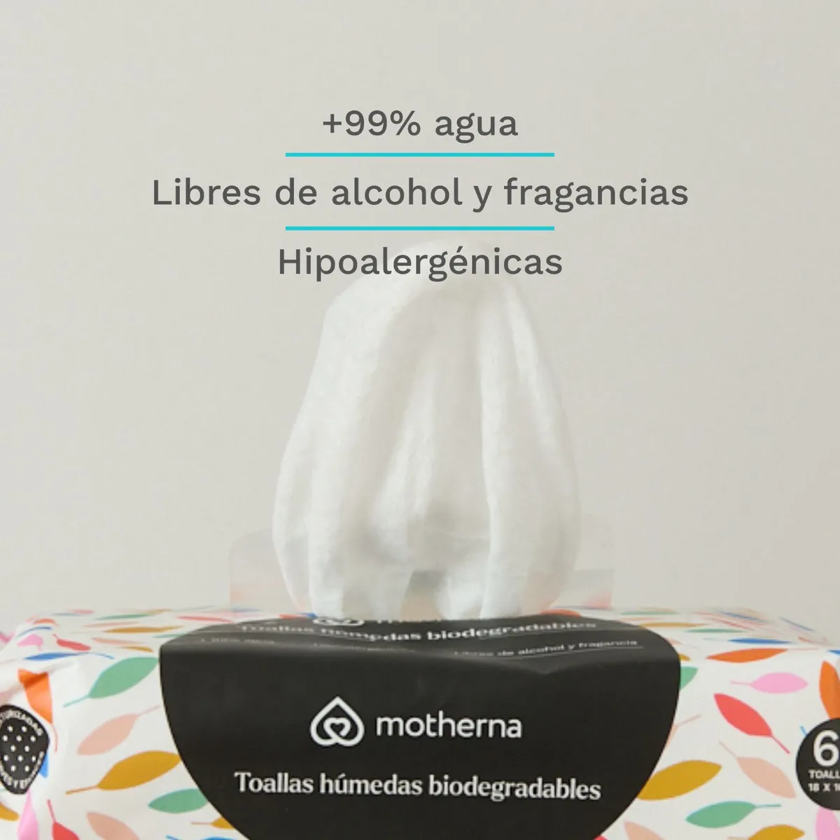 MOTHERNA - TOALLITAS HUMEDAS DHOJ MOTHERNA 60 UN