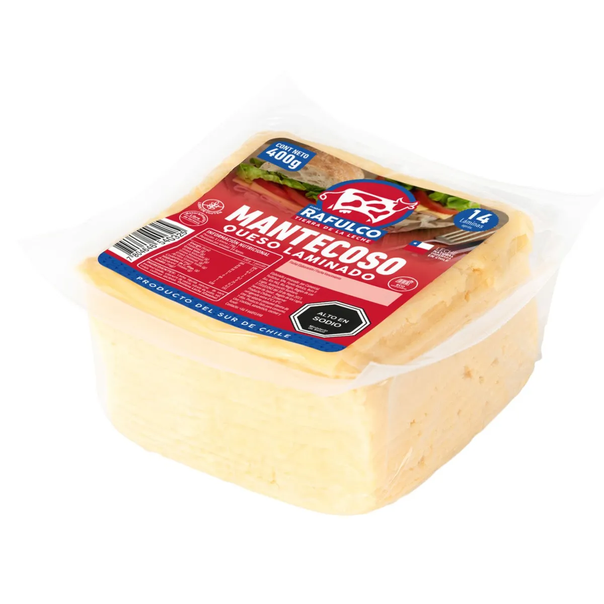 RAFULCO - Queso Mantecoso Laminado Rafulco 400 gr