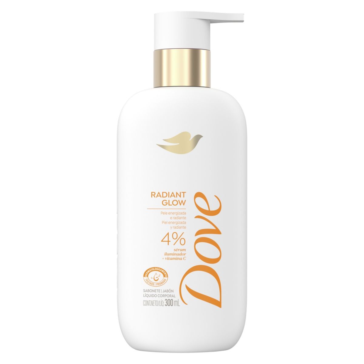 DOVE - Jabón Líquido Corporal Serum Radiant Glow Dove 300 ml