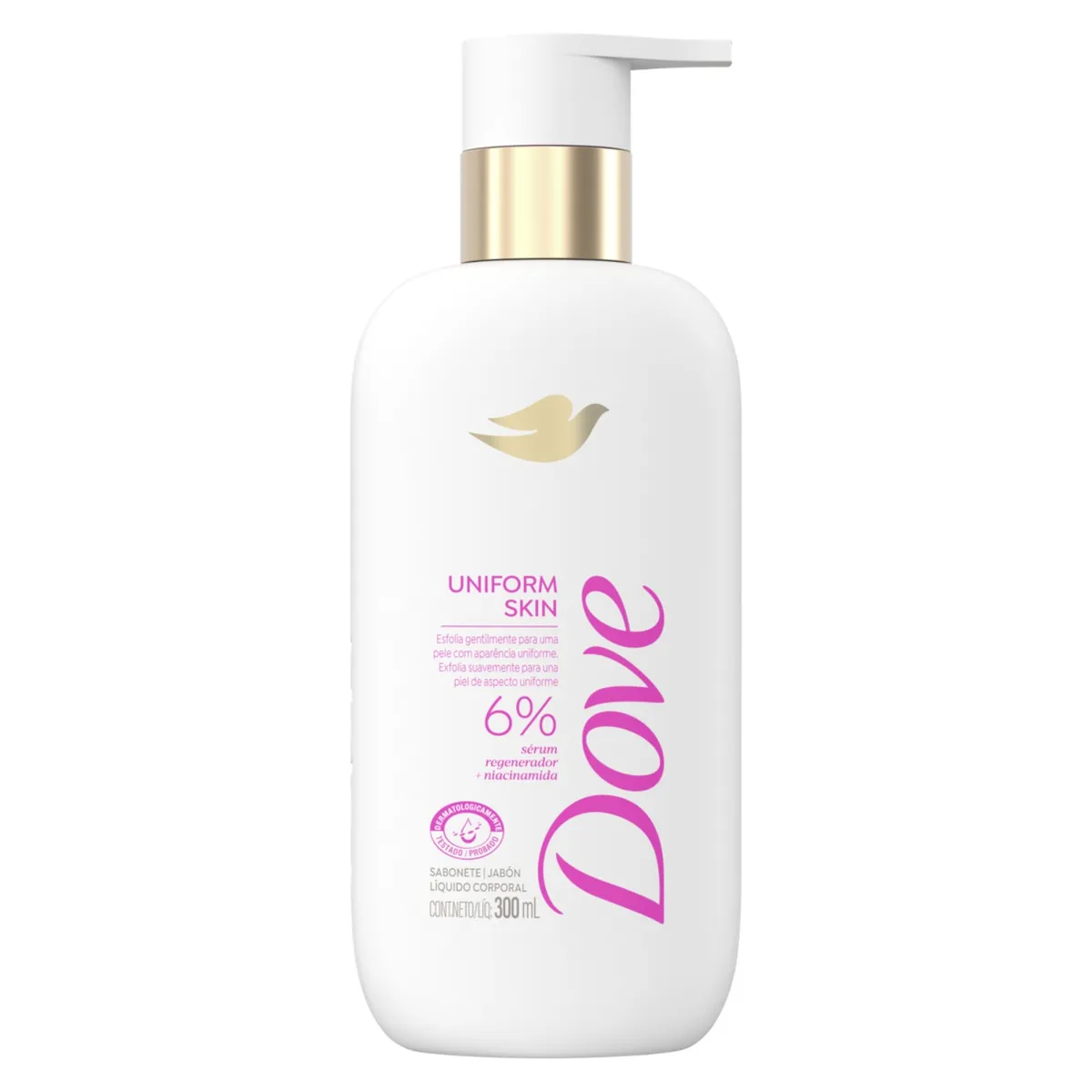 DOVE - Jabón Líquido Sérum Corporal Uniform Skin Dove 300 ml