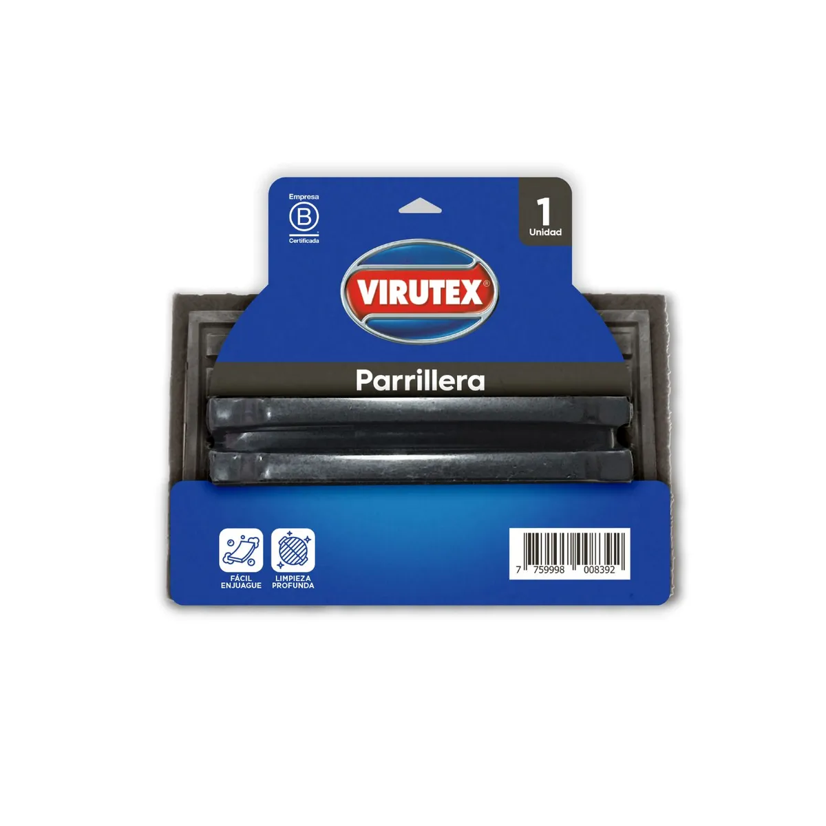 VIRUTEX - Esponja Parrillera con Asa Virutex 1 un