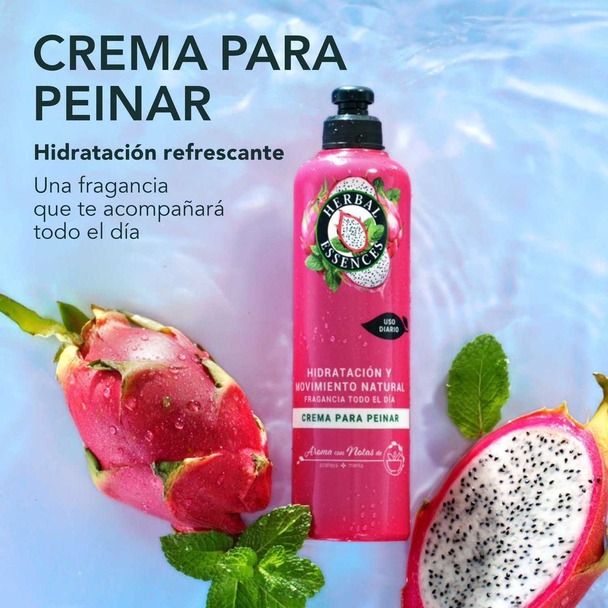 HERBAL ESSENCES - Crema para Peinar Hidratación Pitahaya Herbal Essences 300 ml